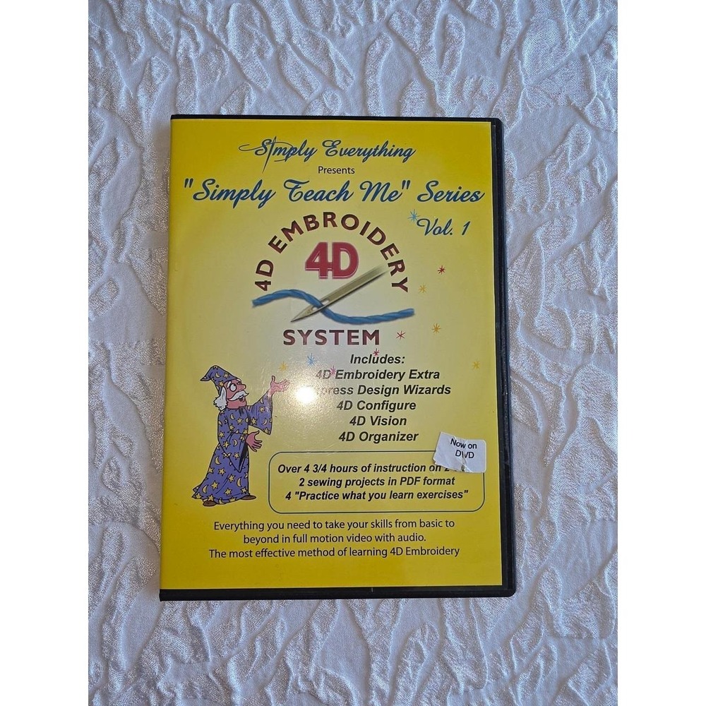 Simply Teach Me" Series Volume 1 for the 4D Embroidery System Husqvarna